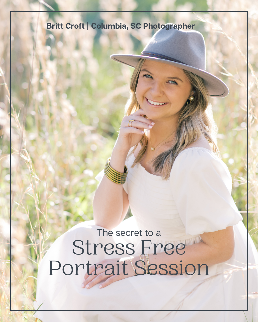 A stress free portrait session by Columbia photographer Britt Croft.